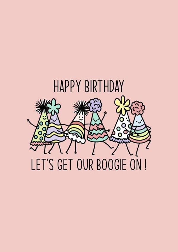 happy birthday, for her, dancing, going out, funny, birthday girl, best friend created by By Emma Dearling