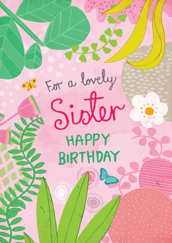 Lovely Sister, floral design created by Pencilface