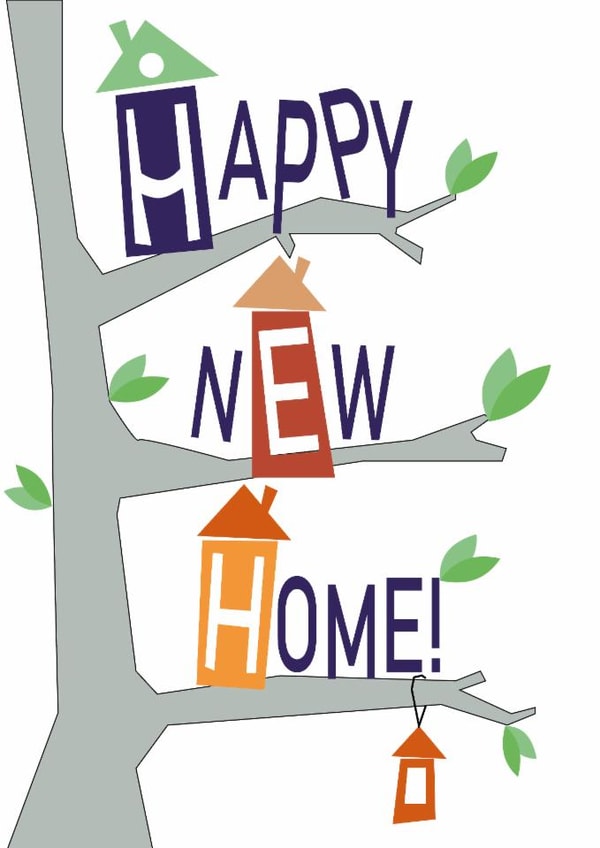 The new home is a cute tree house created by Lena Zinovieva