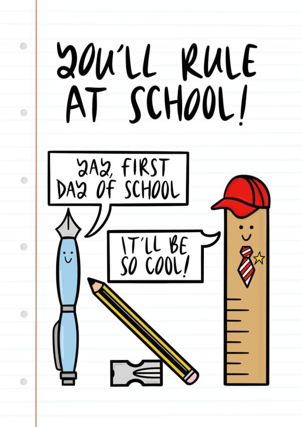You'll Rule At School Card created by Muses & May 