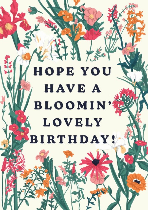 Bloomin' Lovely Birthday Card created by Kate Styling