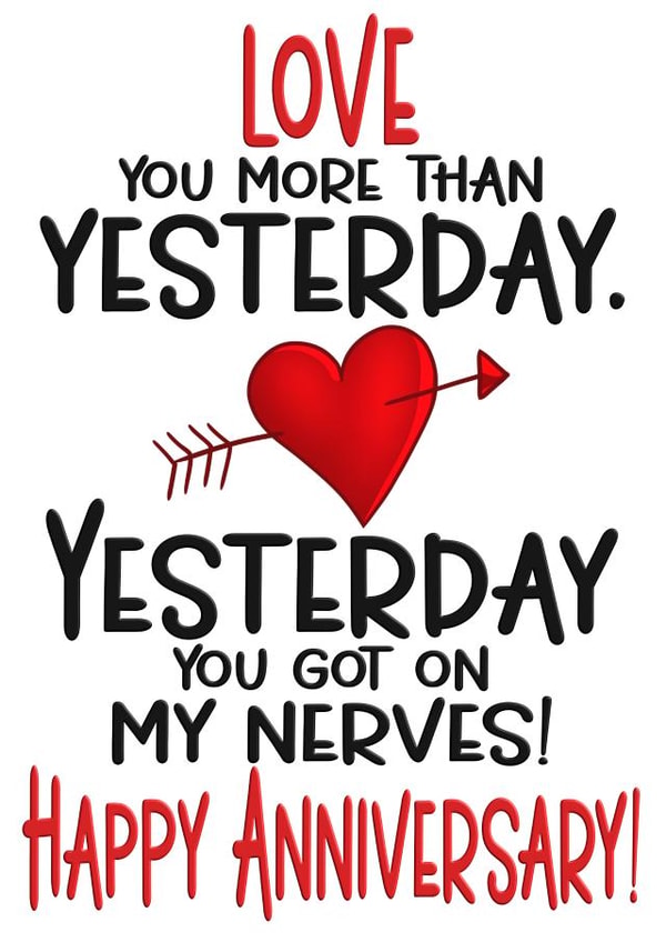 Celebrate your togetherness with this cheeky card! created by CardandFast