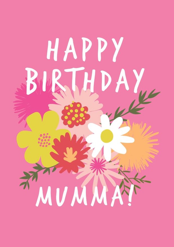 Floral Mum Birthday Card created by Fifi Designs