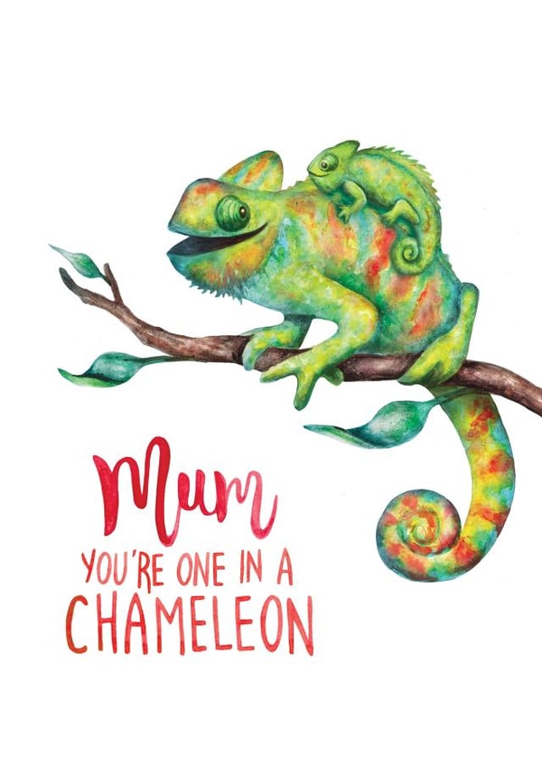 One in a Chameleon Mum created by Citrus Bunn