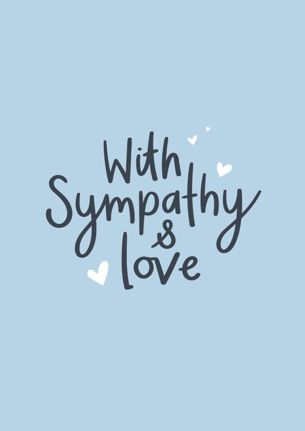 With Sympathy & Love Card created by Fliss Muir