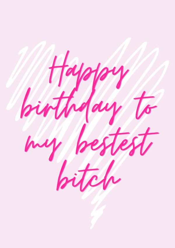 Bestest birthday card created by Jazzie Designs