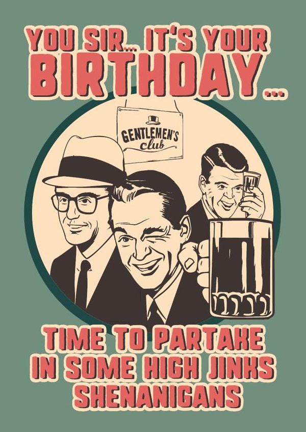 Vintage Birthday Shenanigans 1001 created by NerdShizzle