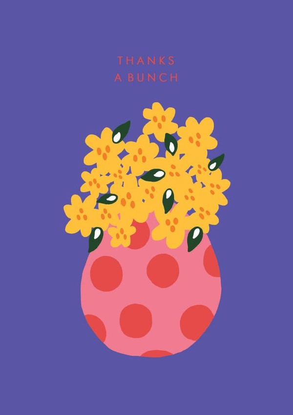 Thanks A Bunch Card created by Lora O’Callaghan