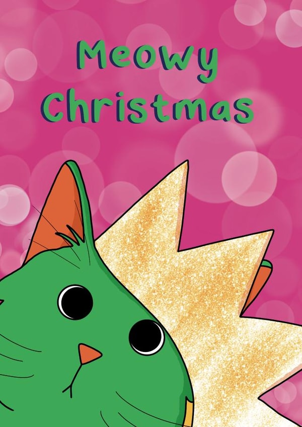 Meowy Christmas - Cat In The Hat created by Embers and Ink