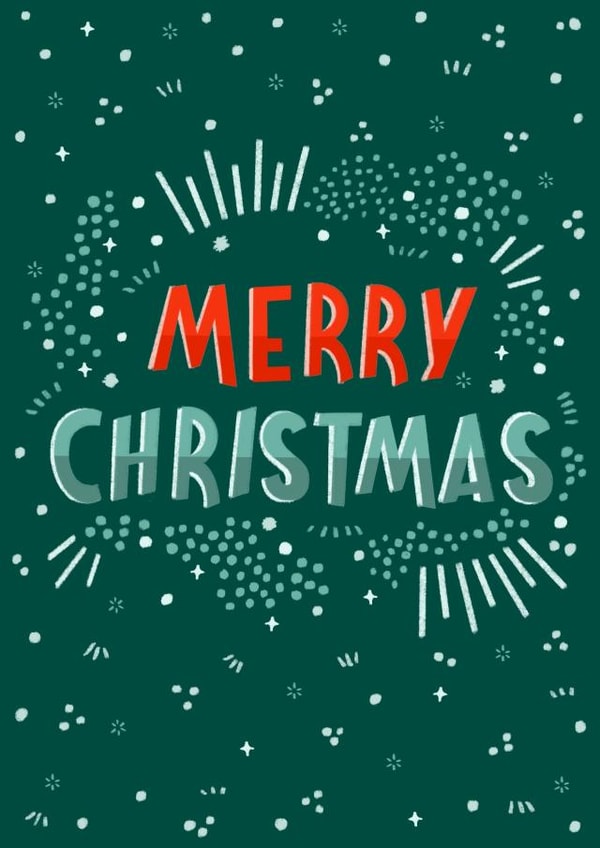 Merry Christmas card created by Valeria Frustaci