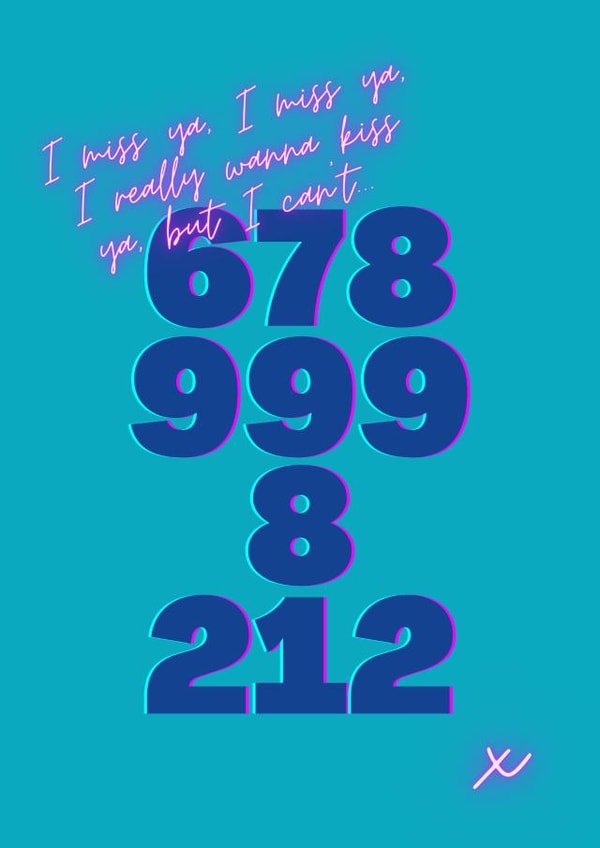 Soulja Boy 'Kiss Me Thru The Phone' Card created by JESSICArds