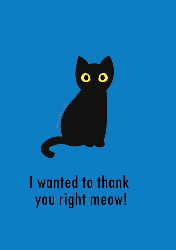 Thankful Cat created by Vaishnavi D