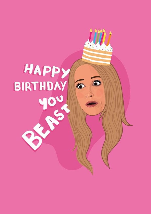 Kim Richards - Happy Birthday You Beast - Real Housewives of Beverly Hills created by PonyChops