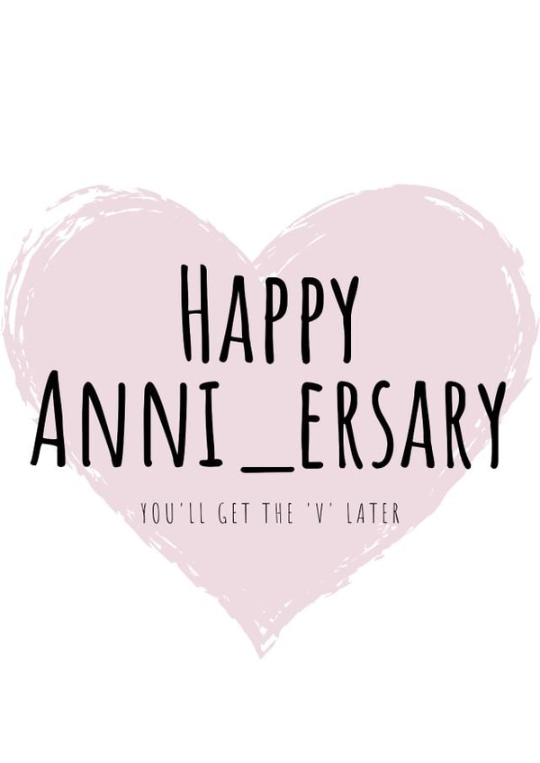 Funny Anniversary Card 1002 created by Aimee Ashton