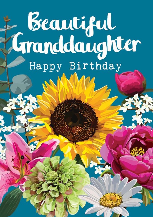 Beautiful Grandaughter Happy Birthday created by Sarah Kelleher