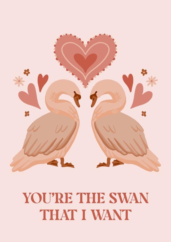 You're the swan that I want created by Beth Wake