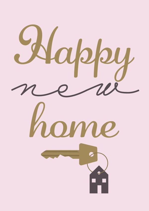 Classic New Home Card - House Key - Happy New Home created by Anna Wardle