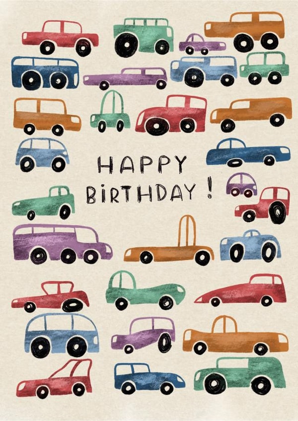 Happy birthday Car Toys Card created by Sasha Risovala