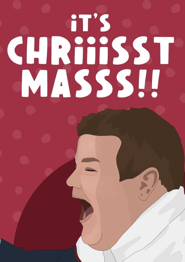 Smithy Christmas Card created by The Foxy Lemon Co.