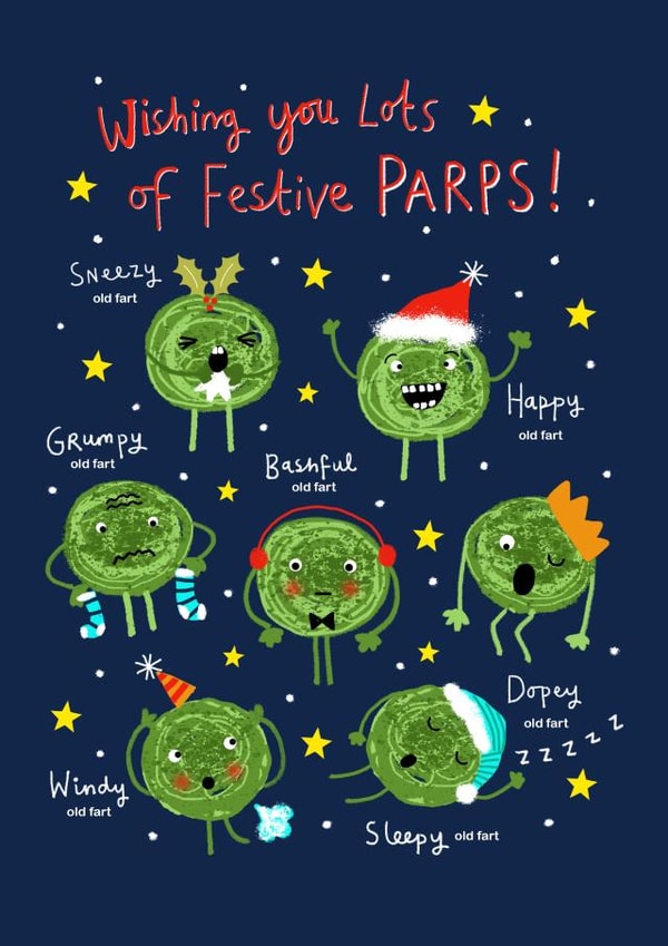 Festive Sprout Parps created by Lindsay loves to draw