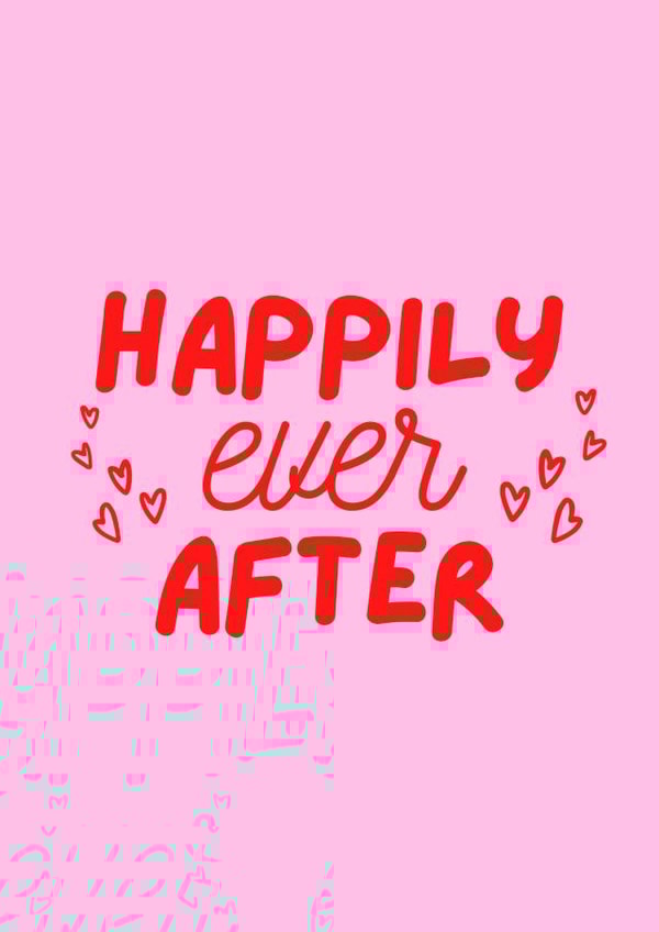 Wedding card / happy wedding day / married created by Paper Party Cards