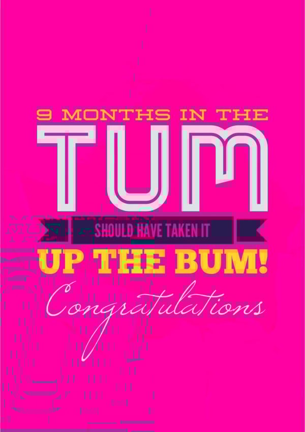 Congratulations on pregnancy or birth, cheeky! created by CreatedbyMe Sean