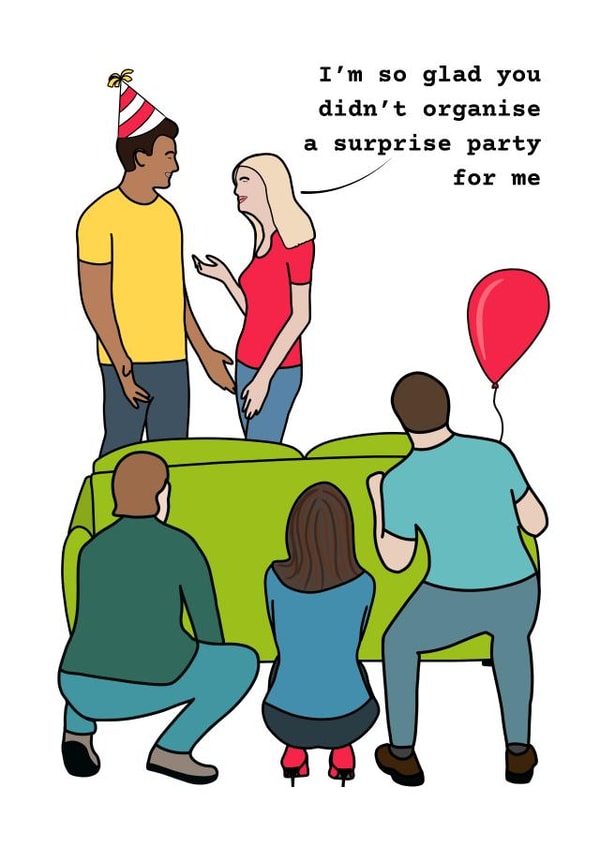 Surprise birthday party for the introvert created by suzcreate