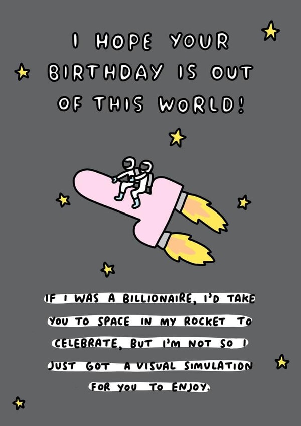 Out of this World Birthday Wishes created by Veronica Dearly