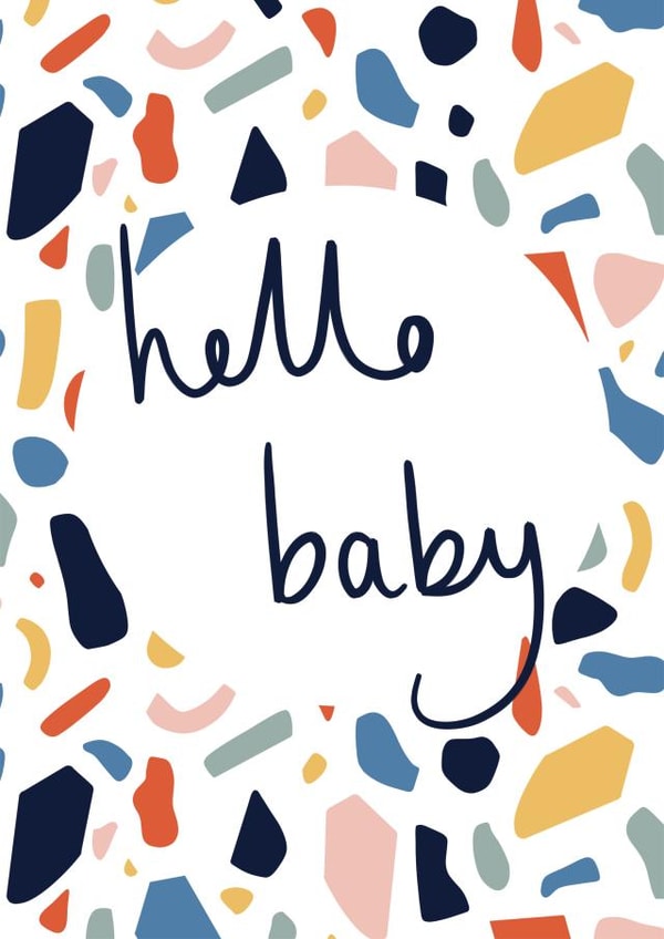 Hello Baby New Baby Card created by Soph AC Studio