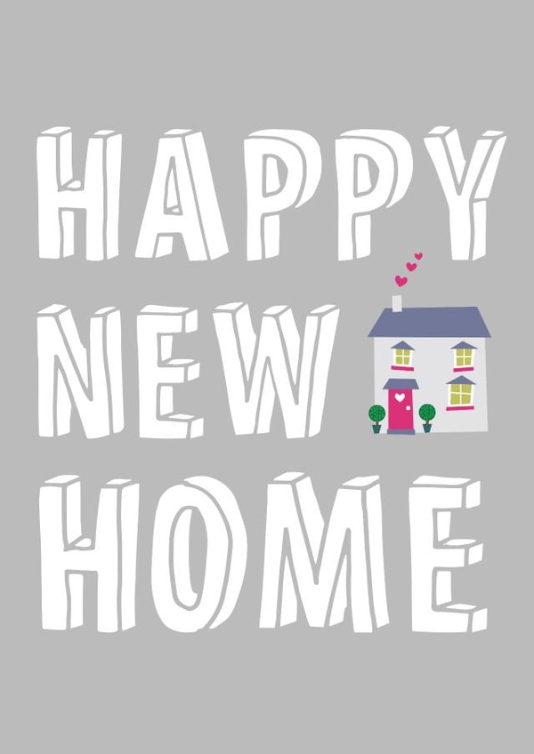 Classic New Home Card - House - Happy New Home created by Wink Design - Michelle Roberts