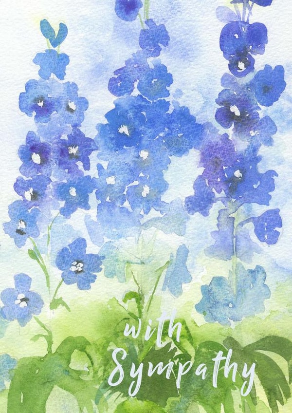 With Sympathy Floral created by Penny SILVERTHORNE