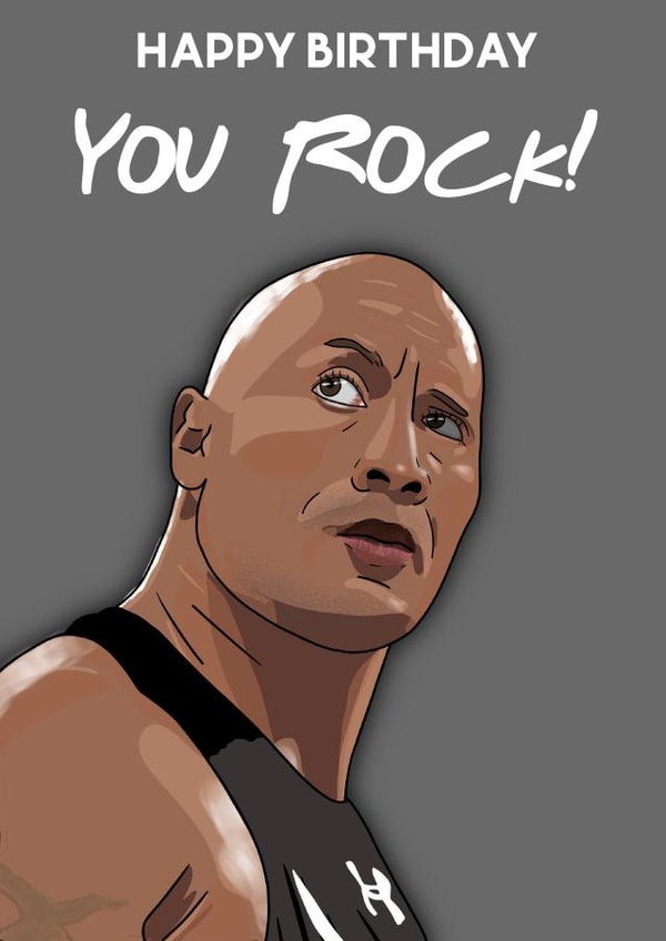 You Rock Birthday Card created by Lee Duffield