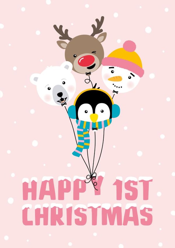 Balloonimals 1st Christmas Card created by Macie Dot Doodles