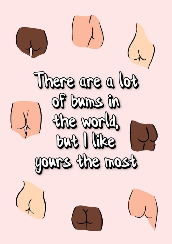 There are a lot of bums - Funny Card created by King Kards