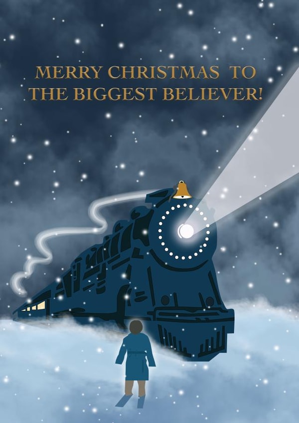 Polar Express Christmas Card created by Shannon Fletcher