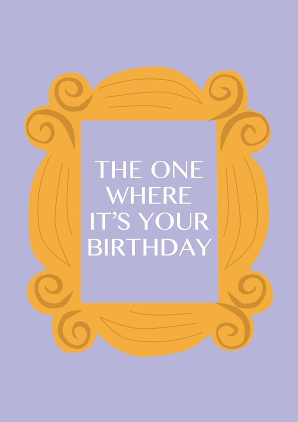 TV show Birthday card created by Shannon Fletcher