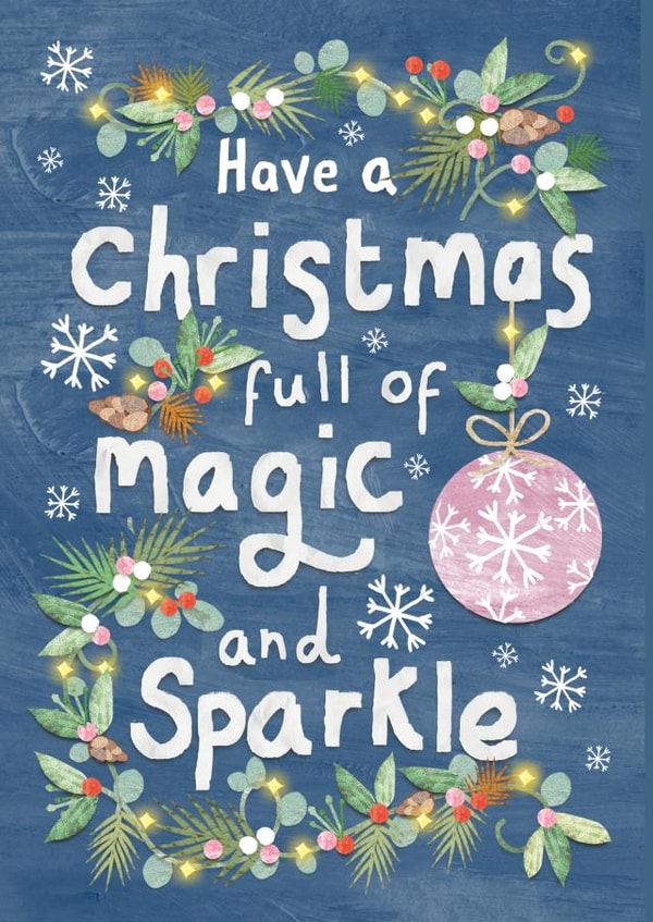 Festive Magic Christmas Card created by Lucy Ledger