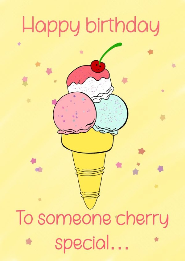 Happy birthday to someone cherry special… created by Lizzie’s Loving Designs