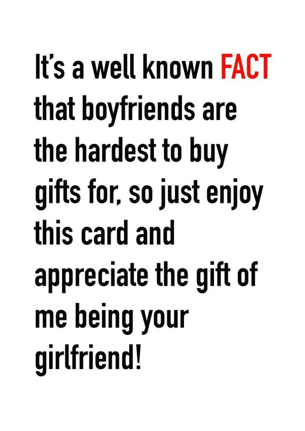 Boyfriends are hard to buy for created by Accidental Artist