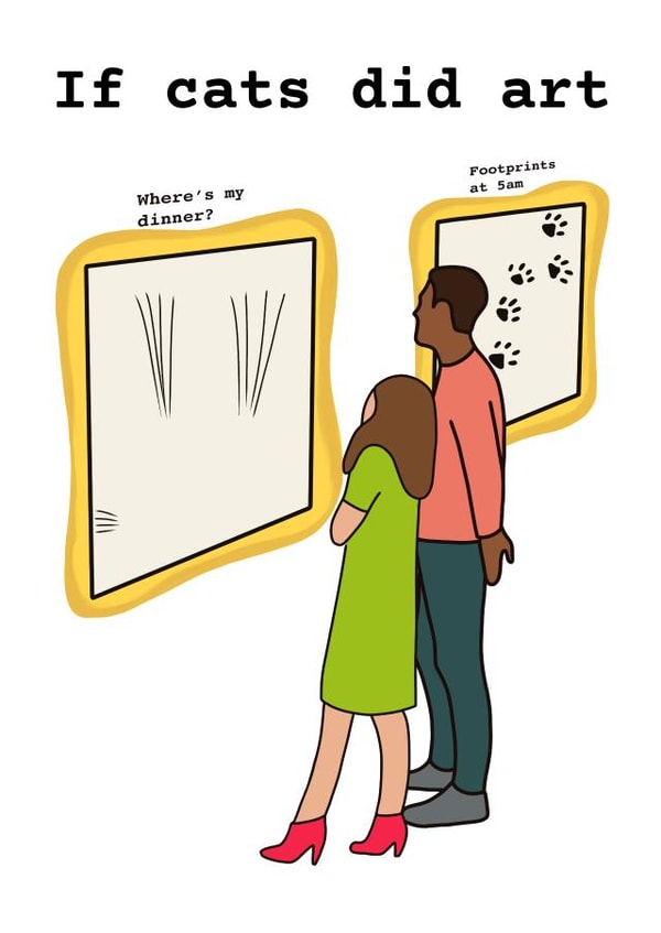 If cats did art created by suzcreate