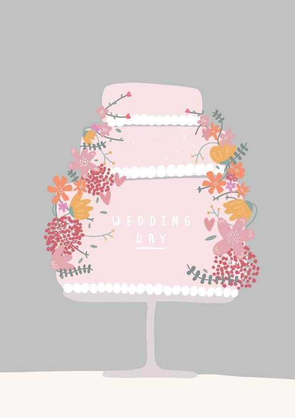 Beautiful Wedding Cake created by Belly Flops 