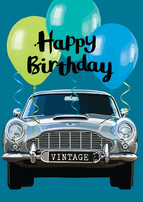 Happy Birthday Aston Martin created by Sarah Kelleher