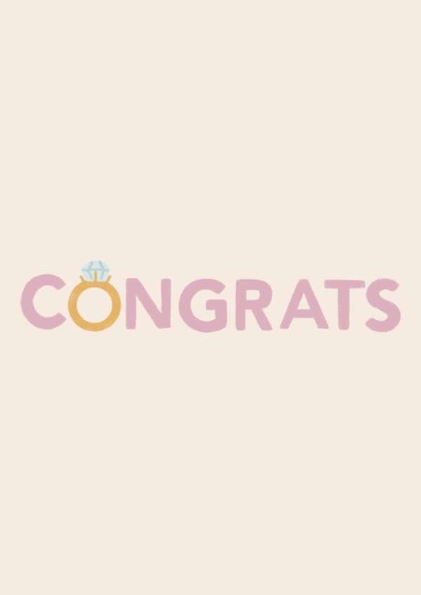 Congrats! - Engagement Card created by EilidhIllustrates