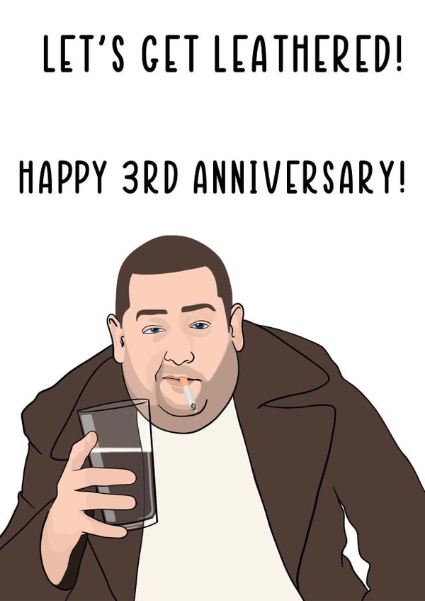 Leather Anniversary created by Daniella Illustrates