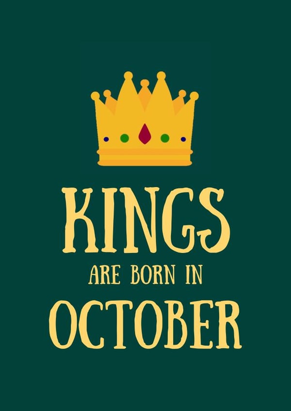 Male October Birthday Card created by SJdesigns