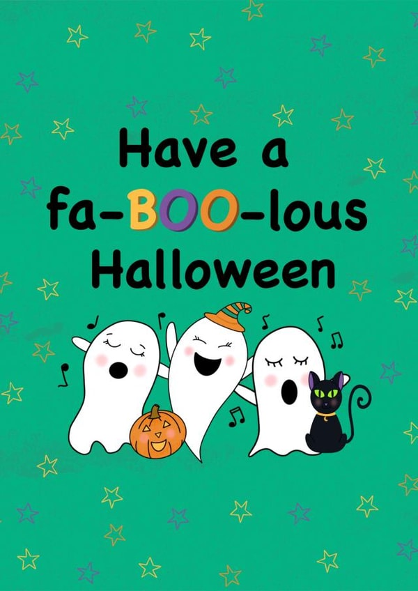 Halloween ghosts coral  created by Spring of colors