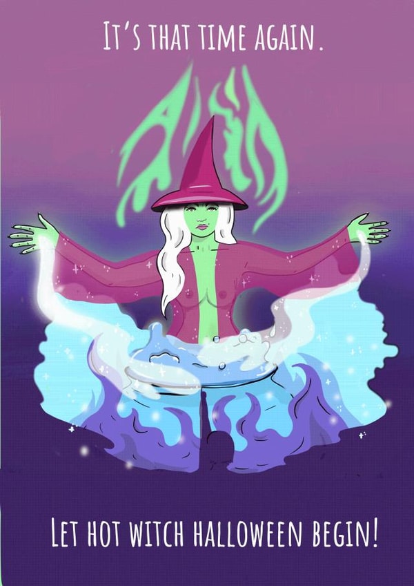 Hot Witch Halloween created by Alicia Ard