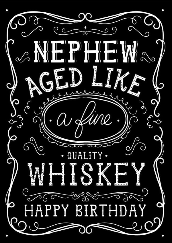 Nephew Jack Daniels Birthday Card created by  la la la     Designs