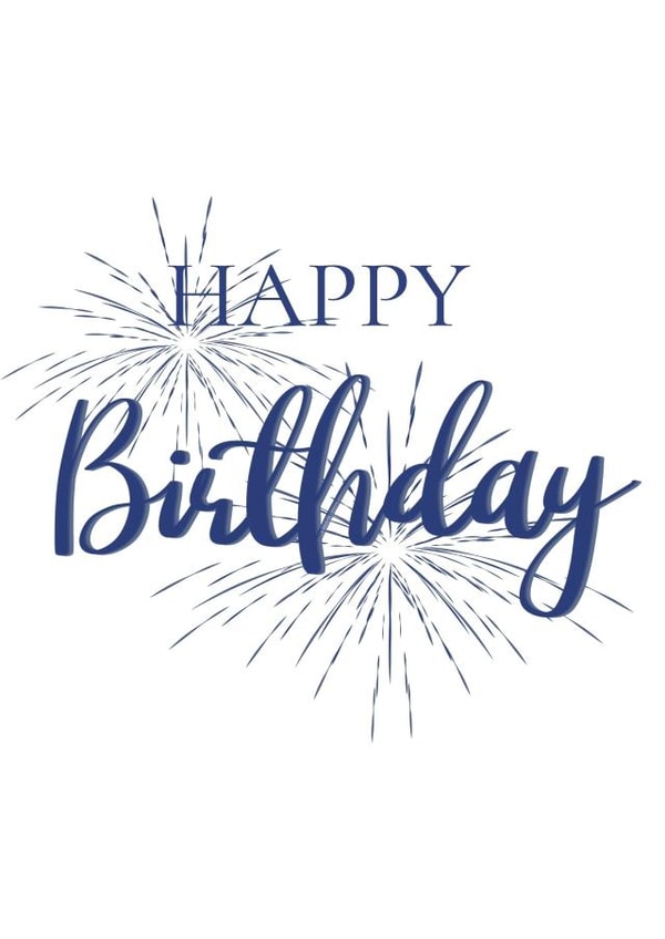 Happy Birthday Celebration Card created by Calligrafi DesignUK