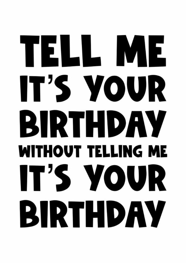 Happy birthday it’s your birthday created by Naomi Park